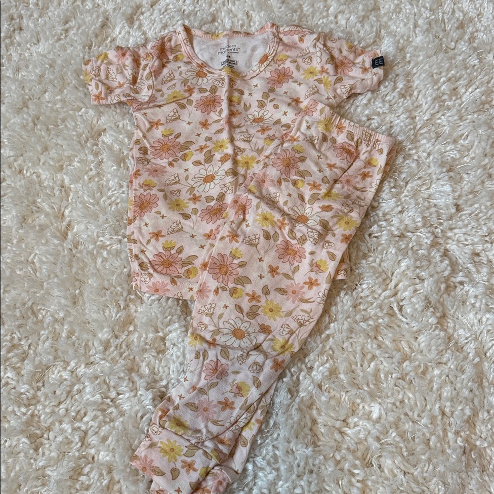 Floral Kids Pajama Set